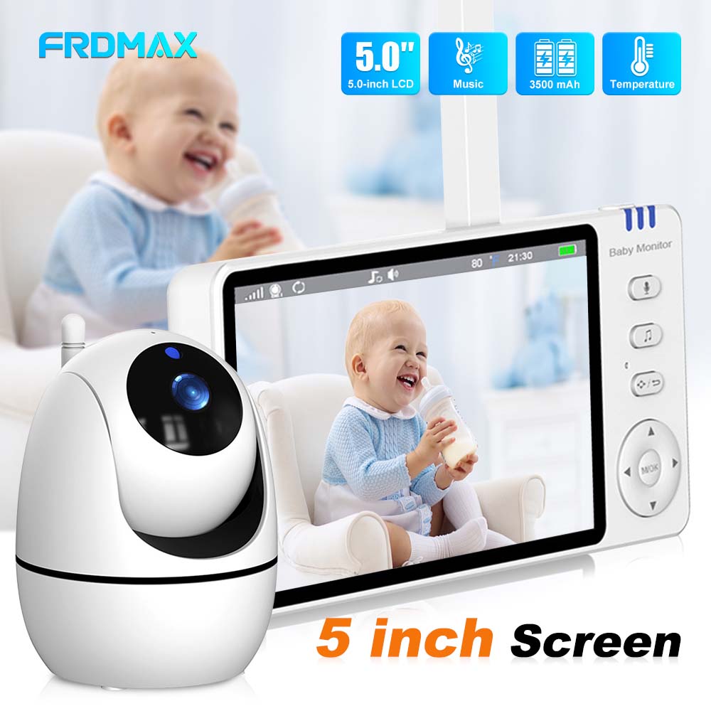 Baby Nursery Camera - 5 Inch Video Baby Monitor Indoor