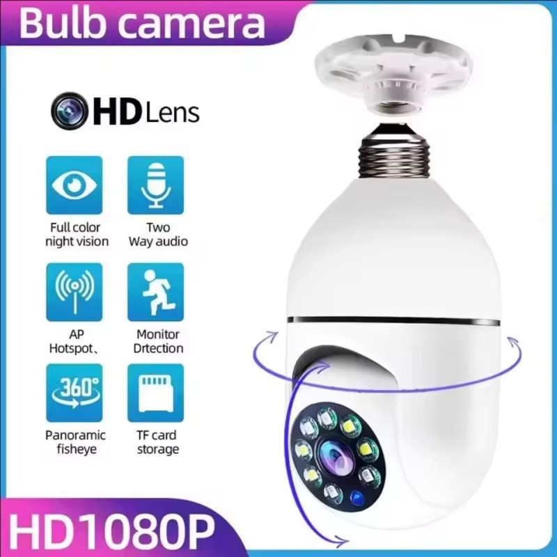 Baby Nursery Camera - 4G WiFi IP Camera E27 Bulb