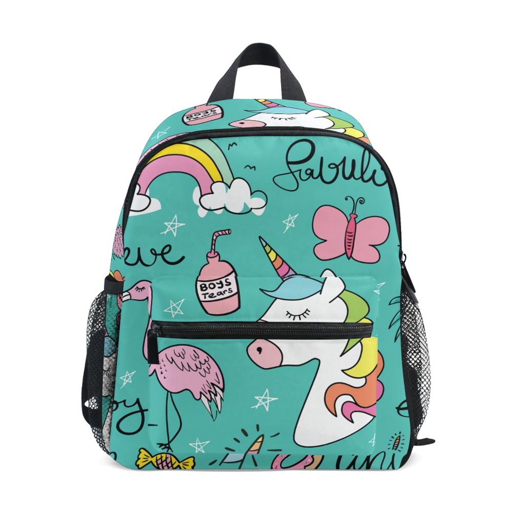Baby Bag Nursery - ALAZA Unicorn print Children Backpacks Kids