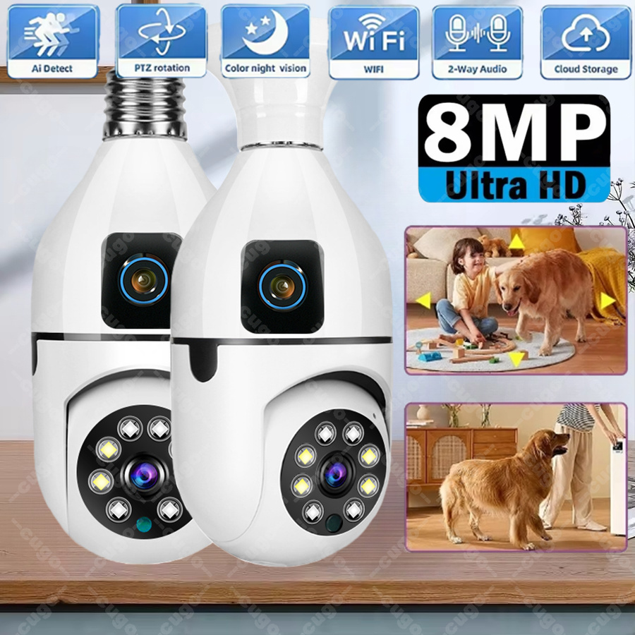 Baby Nursery Camera - WiFi IP Camera E27 Bulb Cam