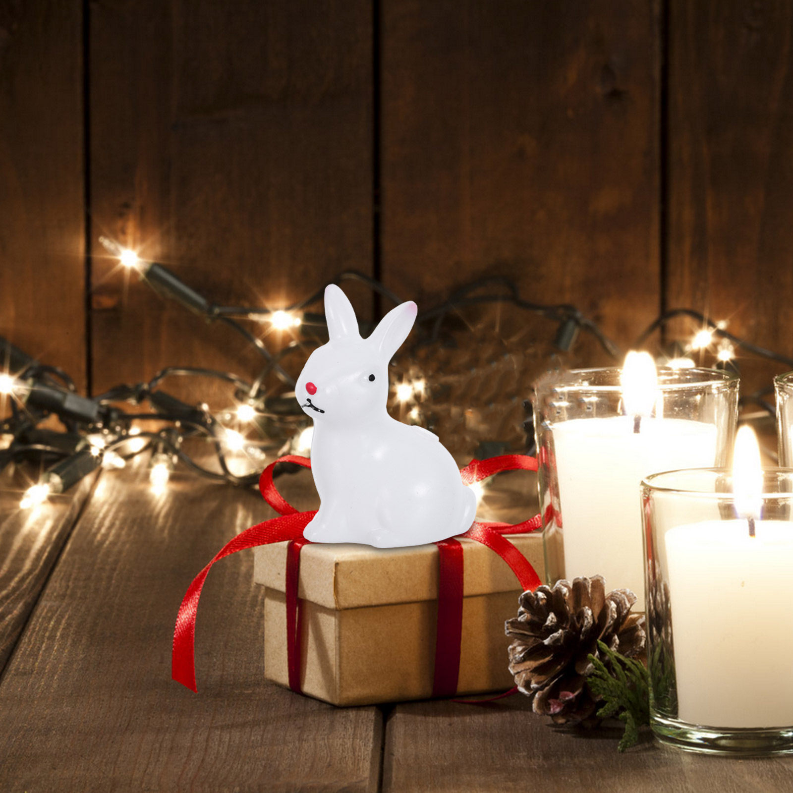 Baby Nursery Night Light - 20Pcs Bunny Shaped LED Fairy Lights