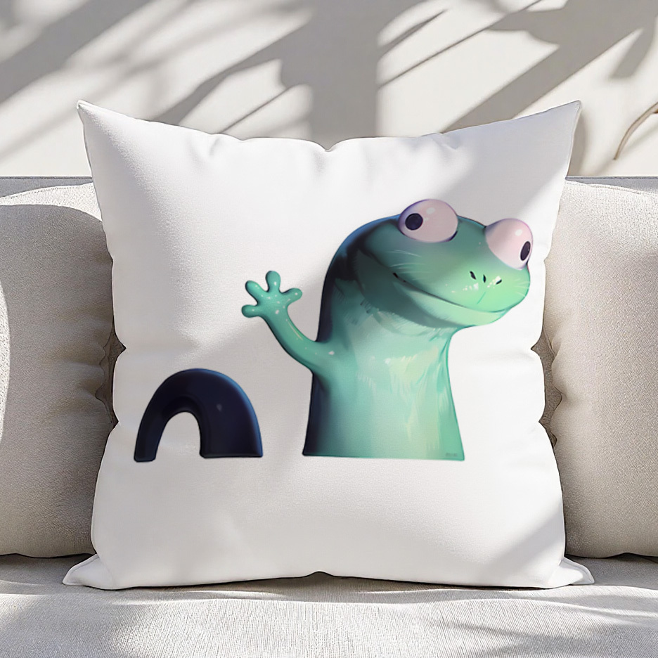 Baby Nursery Themes Girl - Cute Cartoon Frog Pillowcase Cushion Cover