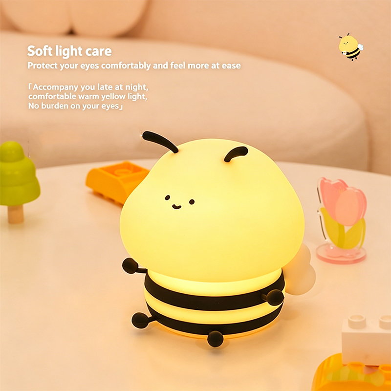 Baby Nursery Night Light - Silicone Night Light Touch Control Dimmable