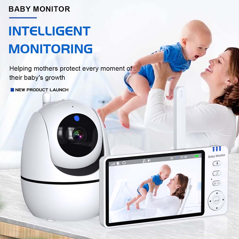 5 Inch Video Baby Monitor Indo - Baby Nursery Camera review and price