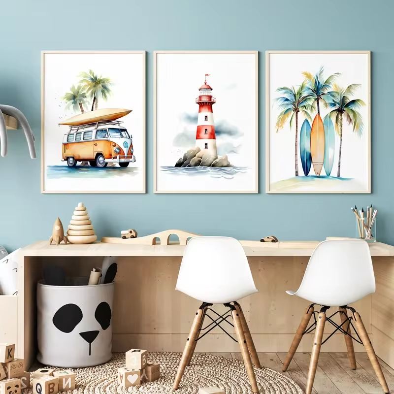 Surf Ocean Themed Nursery Beac - Baby Nursery Themes review and price