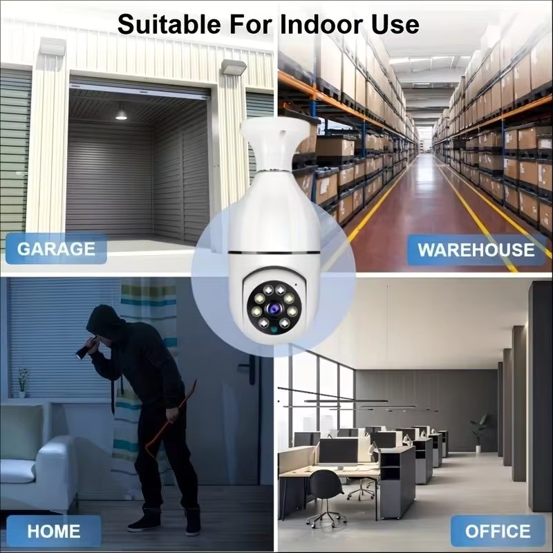 4G WiFi IP Camera E27 Bulb Cam - Baby Nursery Camera review and price