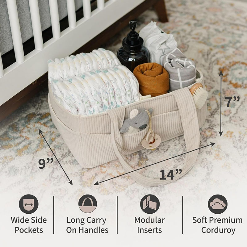 Large Capacity Foldable Cordur - Baby Nursery Organization Ideas review and price