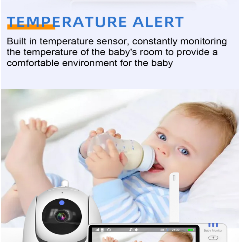 Babyphone 5 Inch Video Baby Mo - Baby Nursery Camera review and price