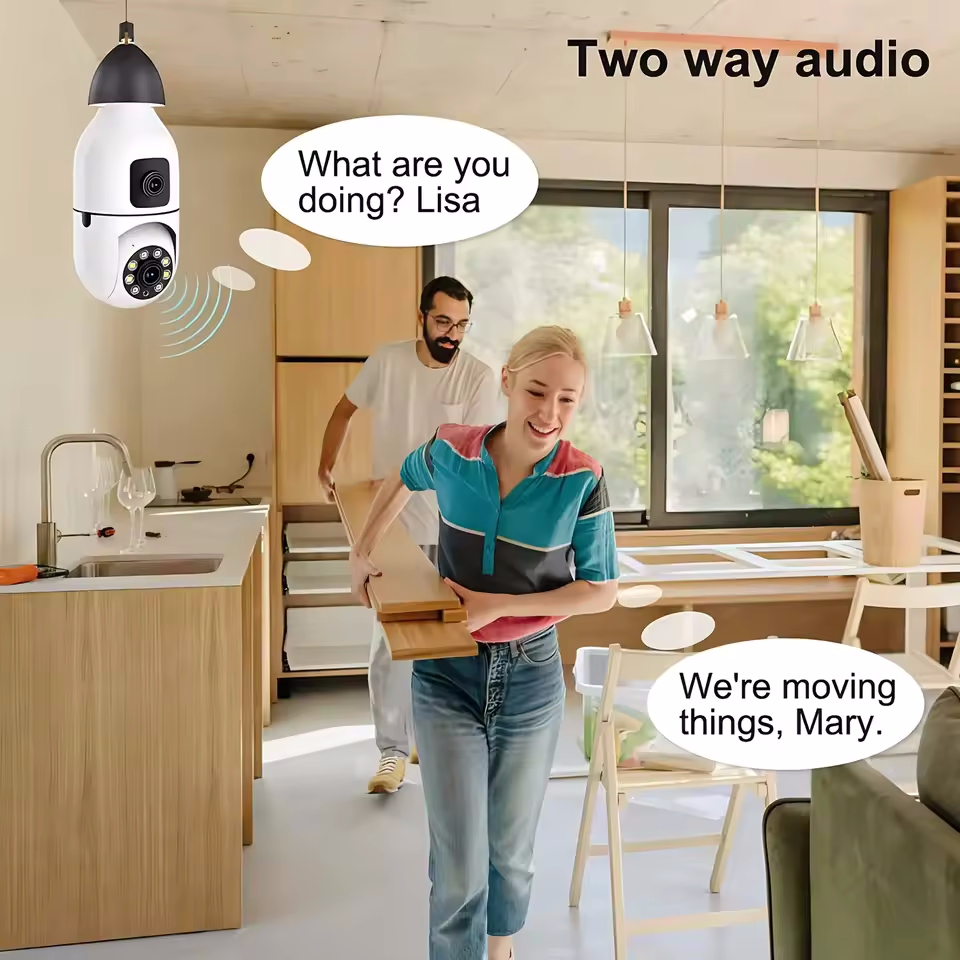 WiFi IP Camera E27 Bulb Cam 8M - Baby Nursery Camera review and price