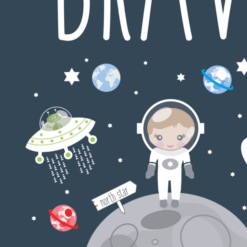 Space Themed Nursery Wall Art  - Baby Boy Nursery Quotes review and price