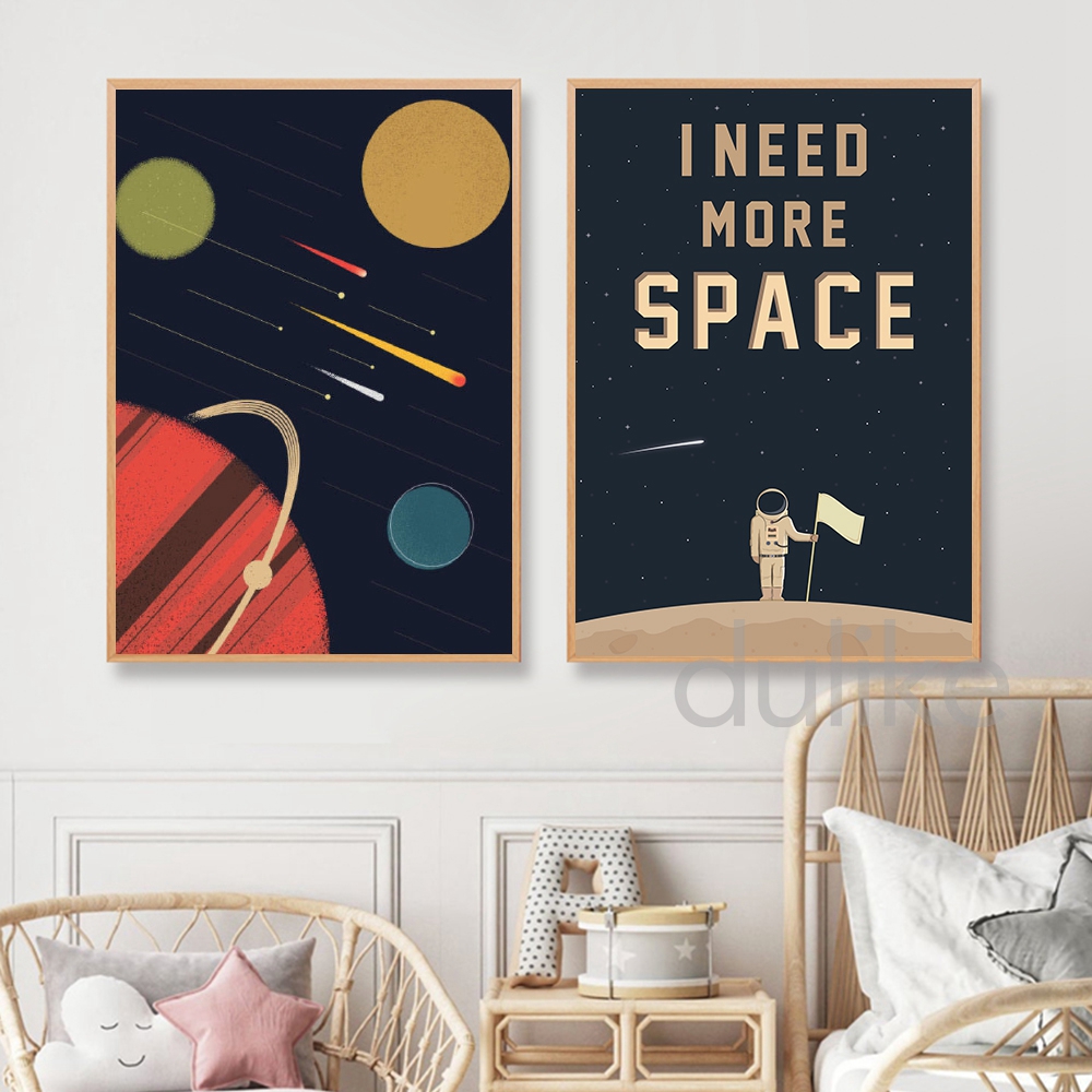 Space Themed Nursery Wall Art  - Baby Boy Nursery Quotes review and price