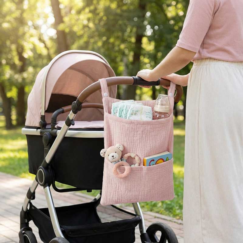 Pure Cotton Baby Stroller Hang - Baby Bag Nursery review and price