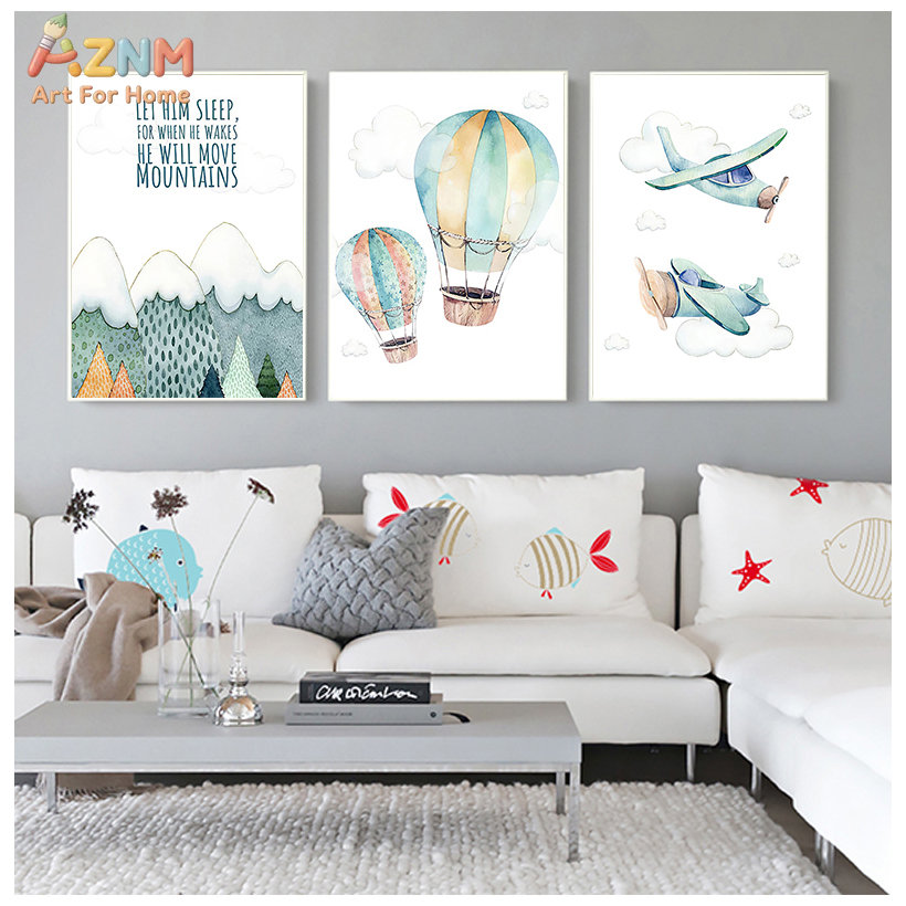 AZNM Watercolor Airplane Hot A - Baby Boy Nursery Quotes review and price