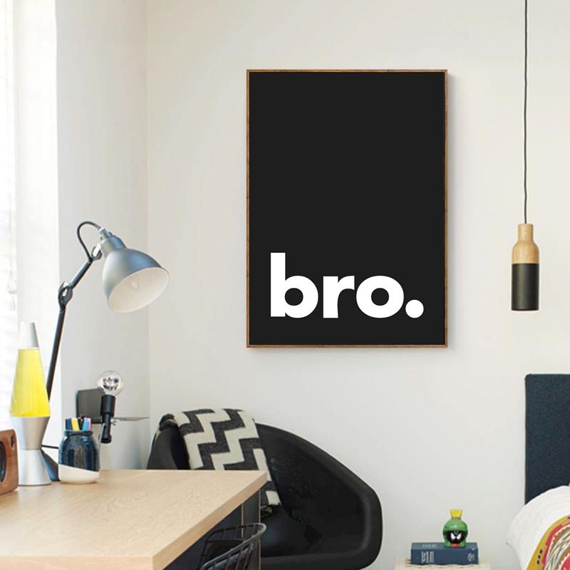 Bro. Print Minimalist Typograp - Baby Boy Nursery Quotes review and price