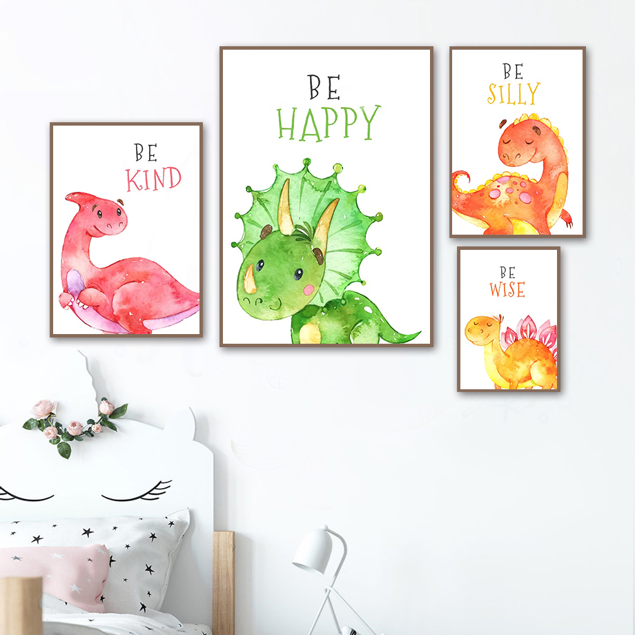 Cartoon Dinosaur Quotes Wall A - Baby Boy Nursery Quotes review and price
