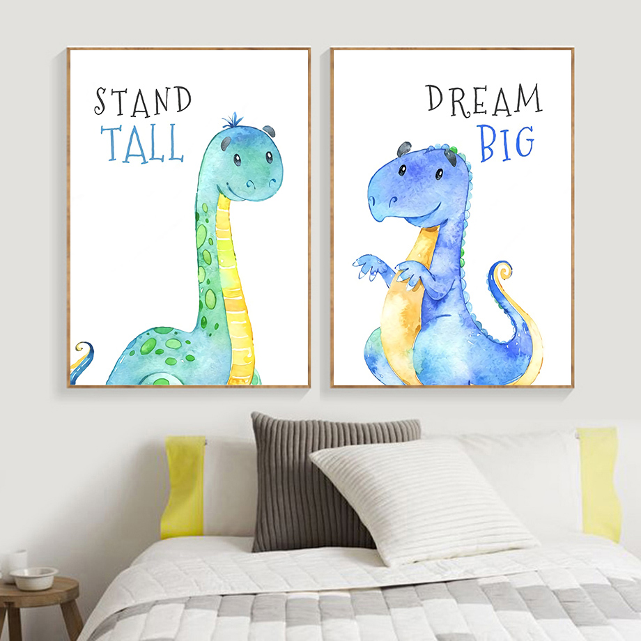 Cartoon Dinosaur Quotes Wall A - Baby Boy Nursery Quotes review and price