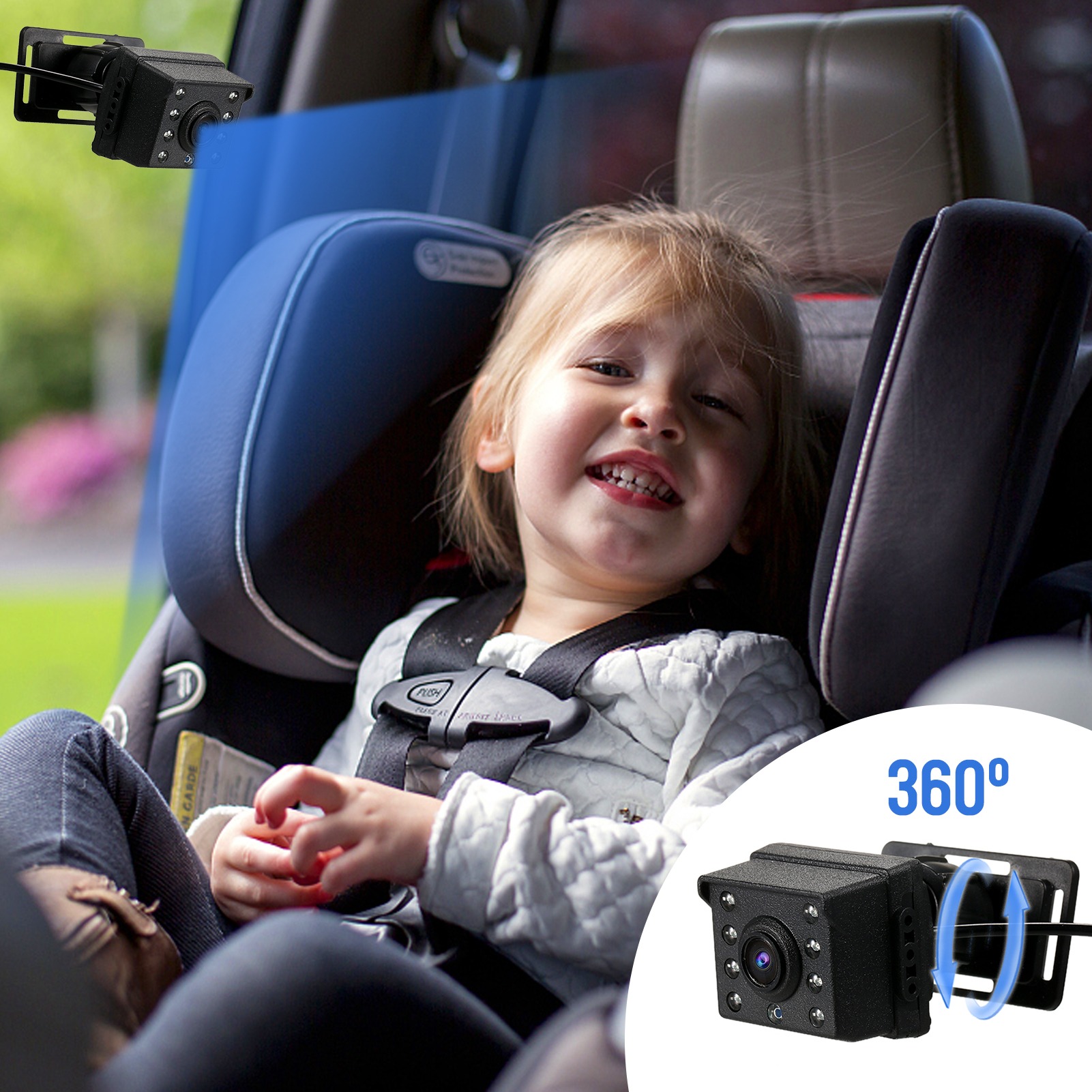 1080P Baby Car Mirror Monitor  - Baby Nursery Camera review and price