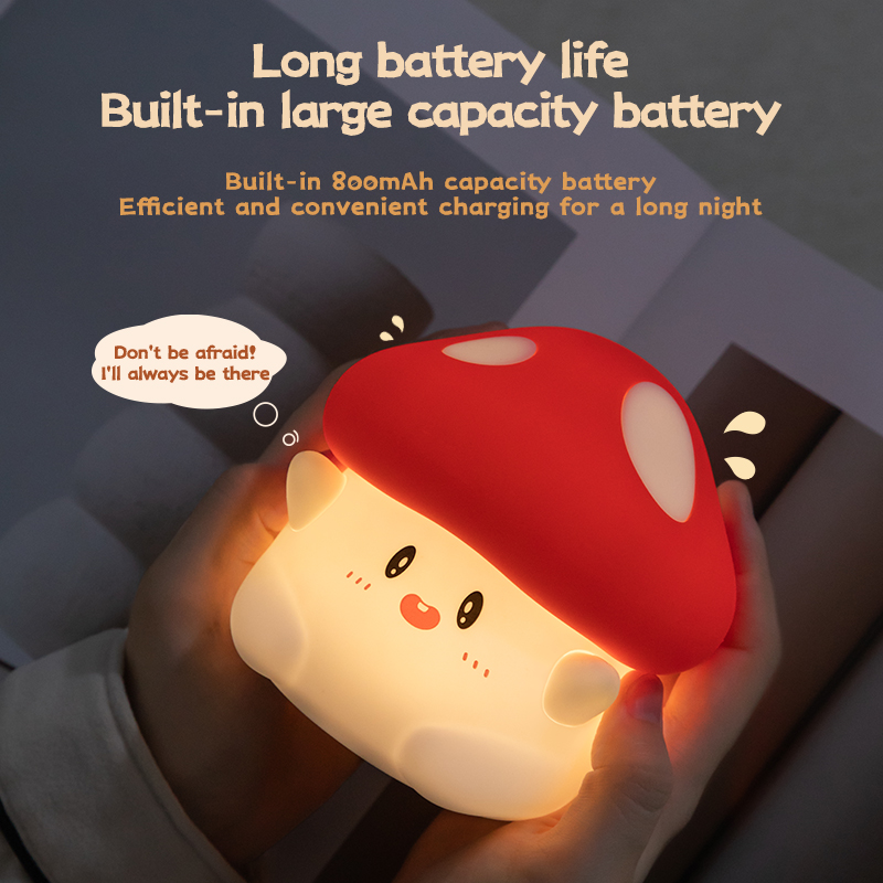 Mushroom Night Light LED Recha - Baby Nursery Night Light review and price