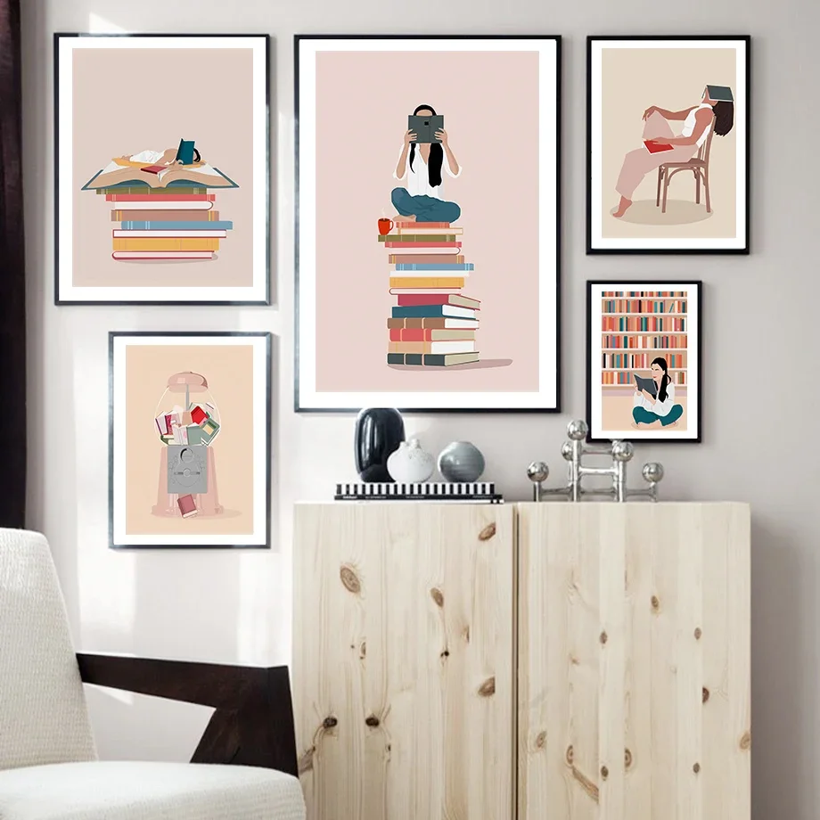 1PC Frameless Abstract Girl Re - Baby Boy Nursery Quotes review and price