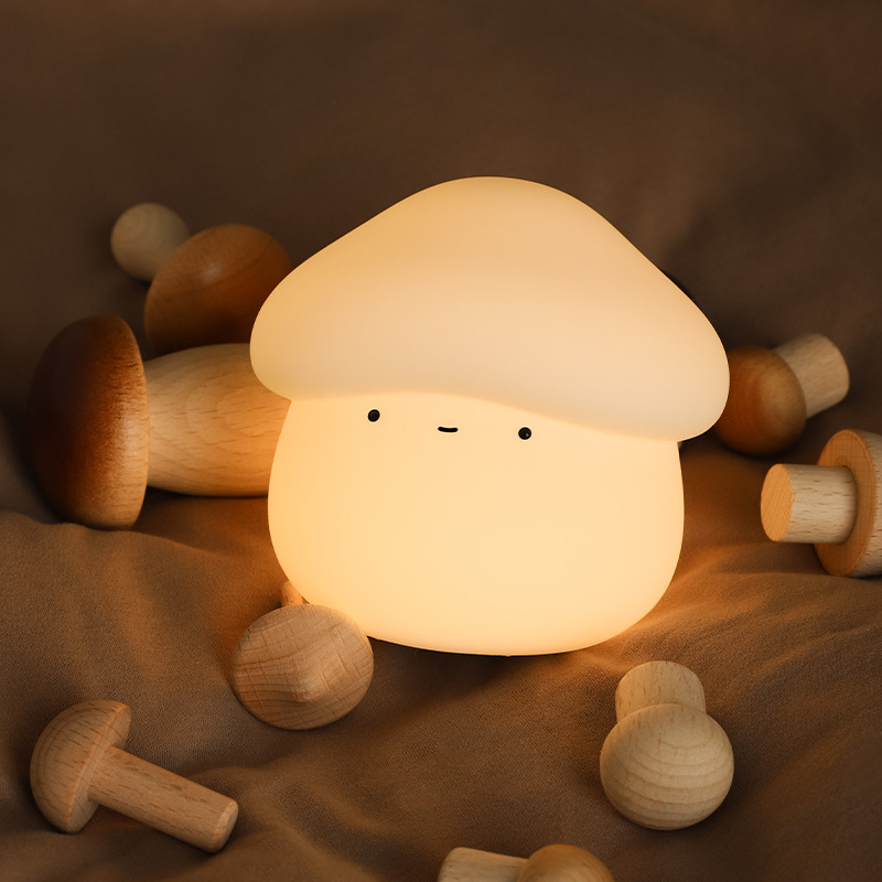 1Pcs Mushroom Head Silicone Ni - Baby Nursery Night Light review and price