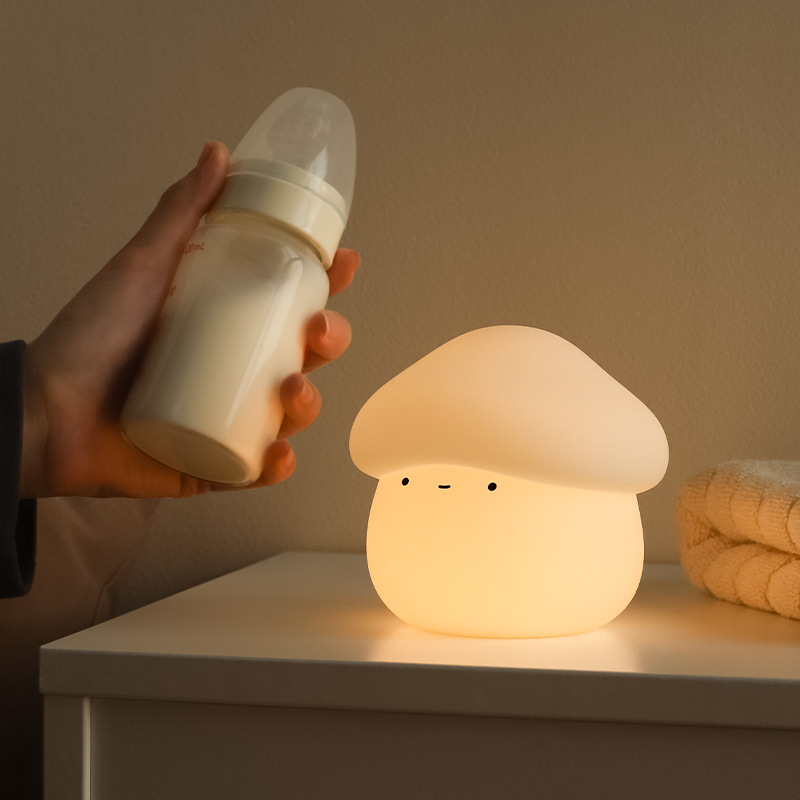 1Pcs Mushroom Head Silicone Ni - Baby Nursery Night Light review and price