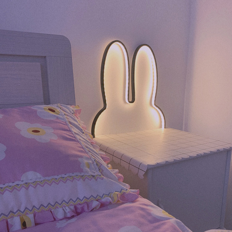 Cute Led Rabbit Wall Lights US - Baby Nursery Night Light review and price