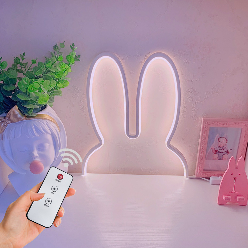 Cute Led Rabbit Wall Lights US - Baby Nursery Night Light review and price