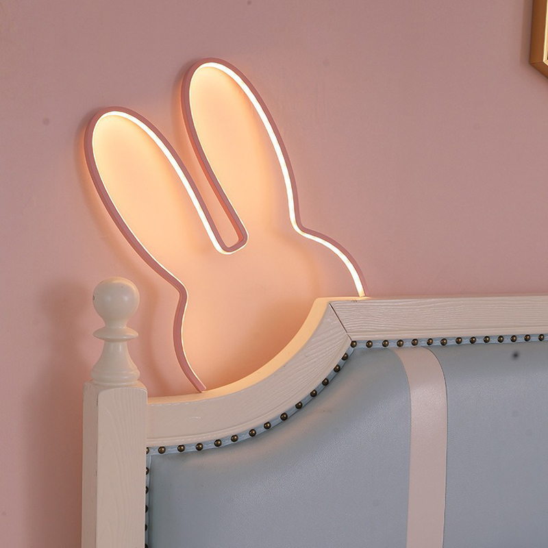 Cute Led Rabbit Wall Lights US - Baby Nursery Night Light review and price