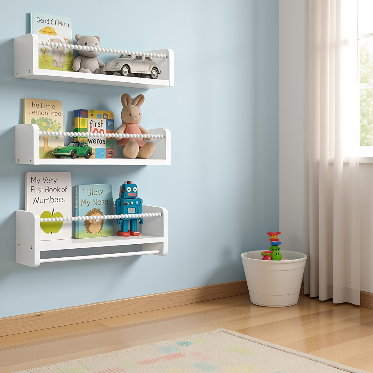 Floating Nursery Book Shelves  - Baby Nursery Books review and price