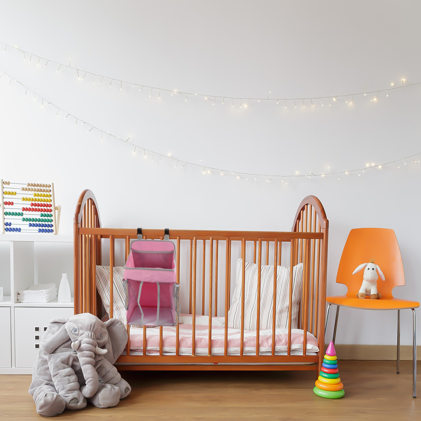 Baby Crib Hanging Storage Bag  - Baby Nursery Books review and price