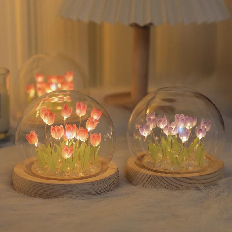 Artificial Tulip Flower Night  - Baby Nursery Night Light review and price