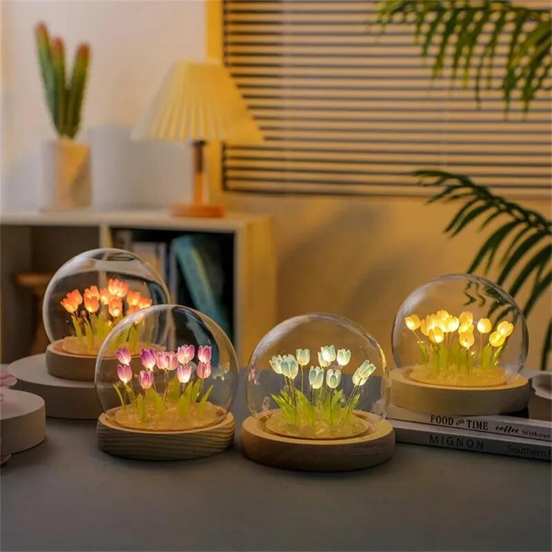 Artificial Tulip Flower Night  - Baby Nursery Night Light review and price