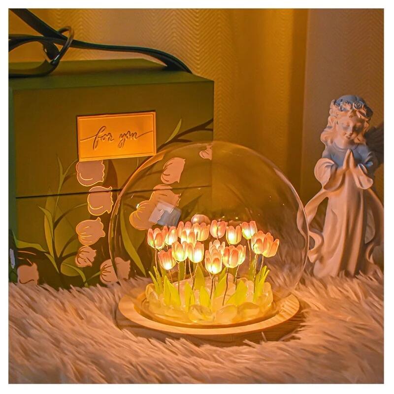 Artificial Tulip Flower Night  - Baby Nursery Night Light review and price